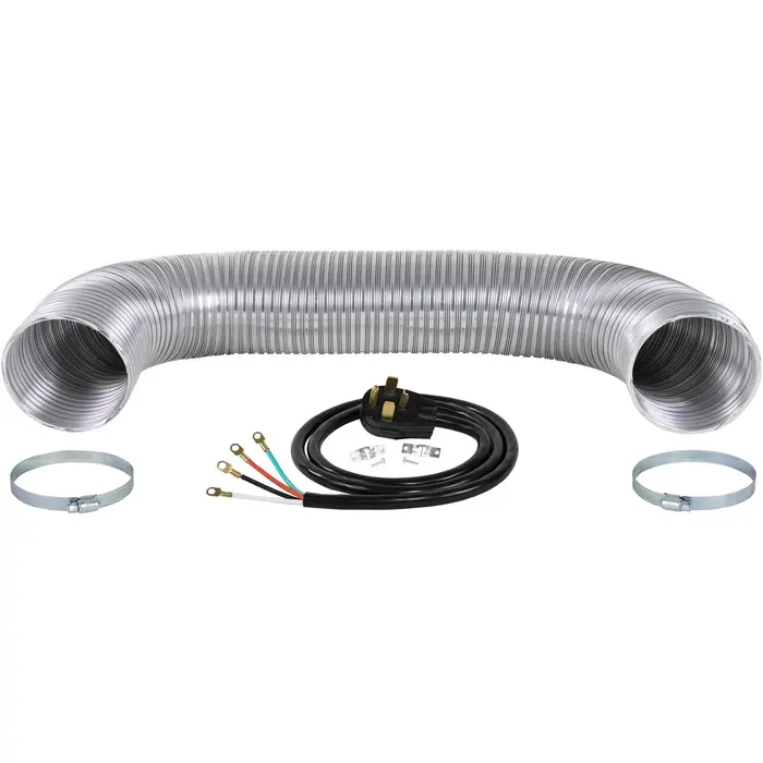 dryer vent kit with 4-prong cord