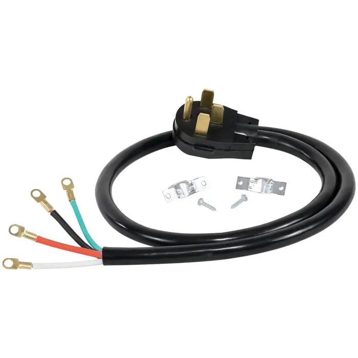 4-prong range power cord