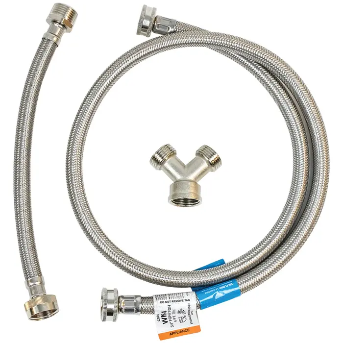 steam dryer hose kit with connector